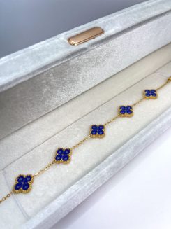Pulsera doble vista dupe Vancleef colaboración LV marino