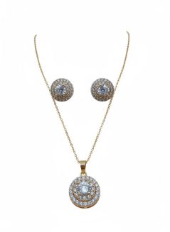 Conjunto circular con pedrería